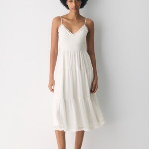 Aritzia Wilfred Tuberose Dress in Light Birch